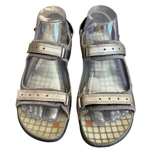 Ecco Yucatán Womens Sandals 6.5 Metallic Gorpcore Hiking Comfort Outdoor